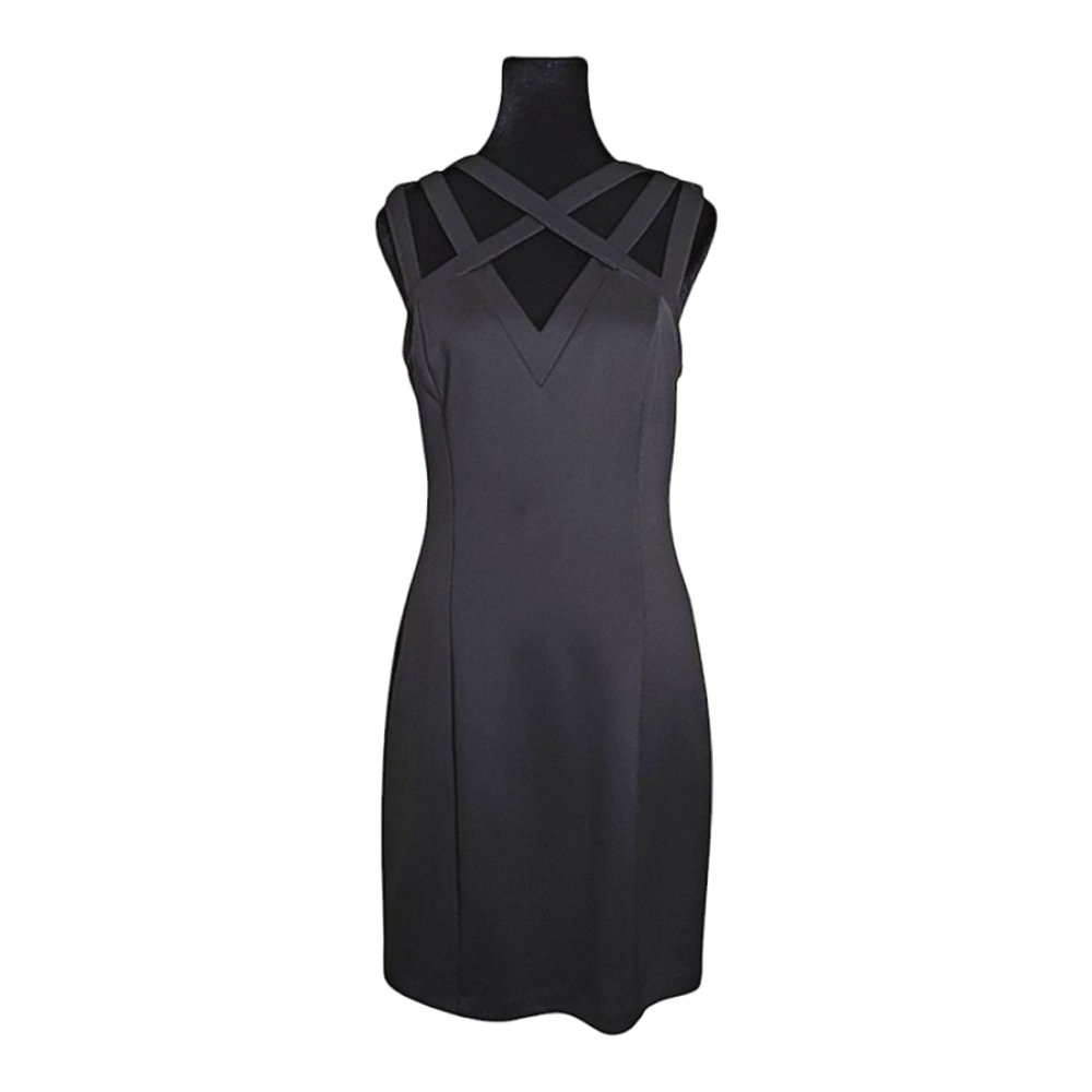 Guess Black Strappy Prom Dress